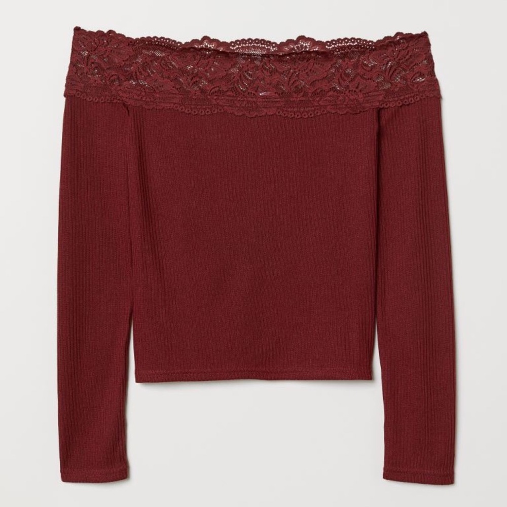 H&M Off-The-Shoulder Sweater